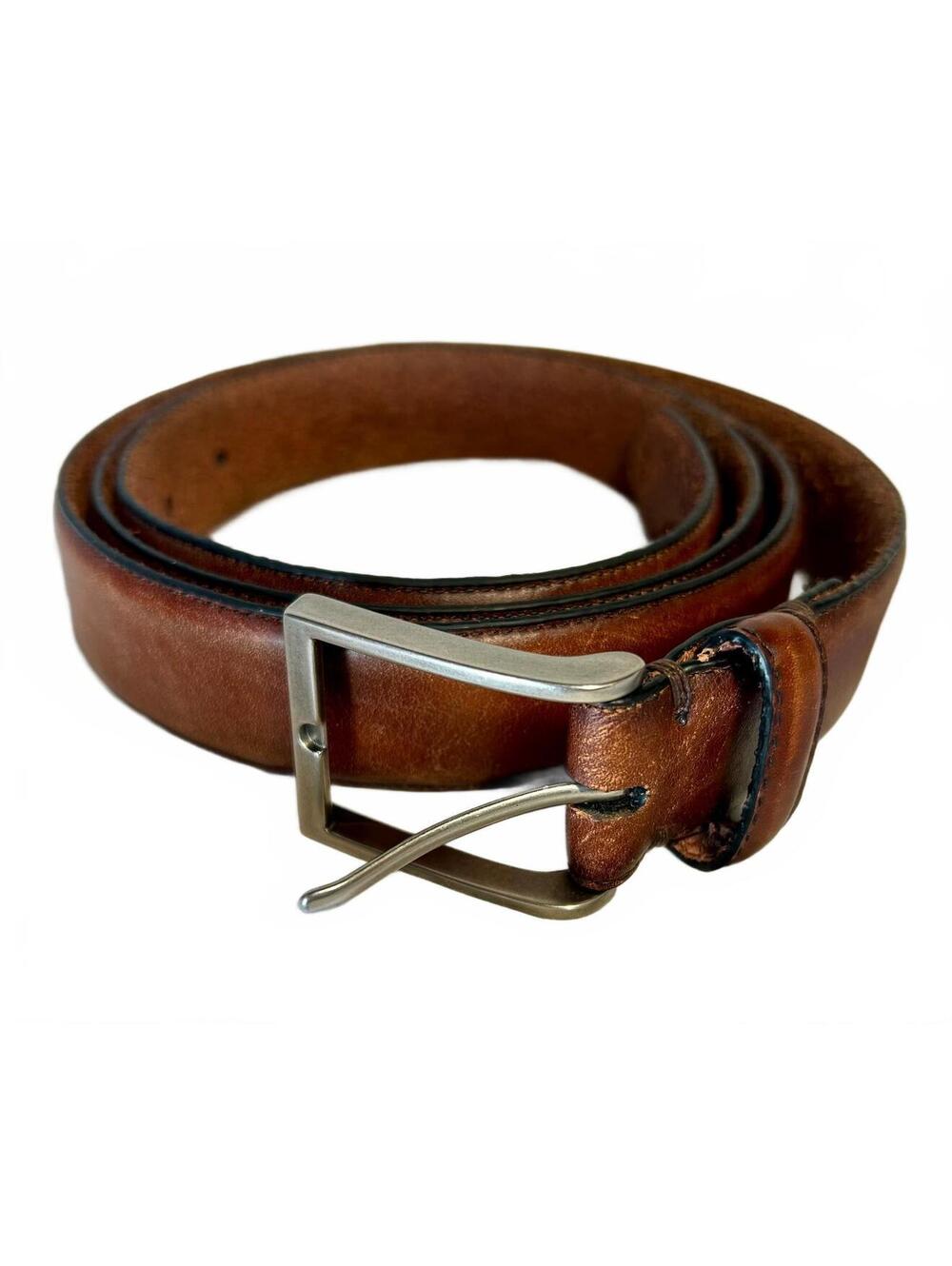 Damen + Hastings Kinzie Belt XXL 46-48 Brown Genuine Leather Men’s Distressed